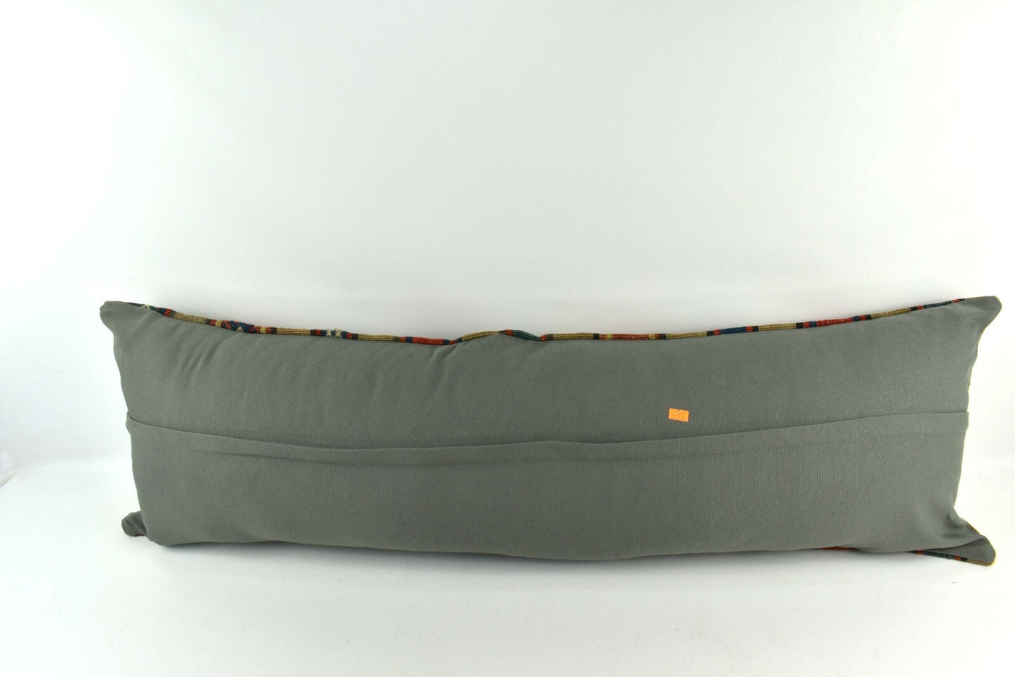 Extra Large Kilim Pillow Cover 16x48 Handmade Ethnic Boho Oriental Lumbar 4012