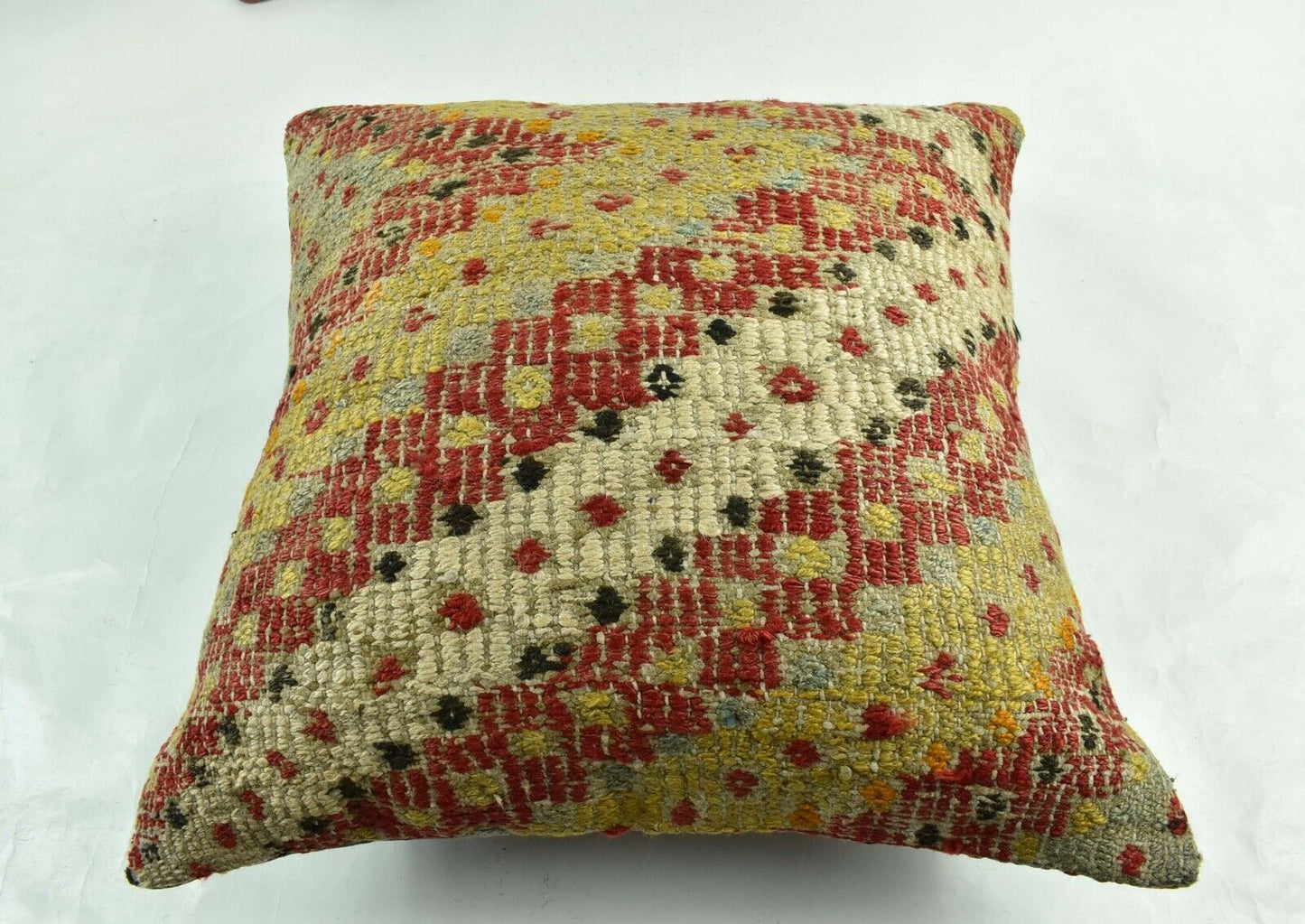 20x20 Kilim Pillow Cover Handmade Vintage Oushak Kilim Cushion Cover 2957