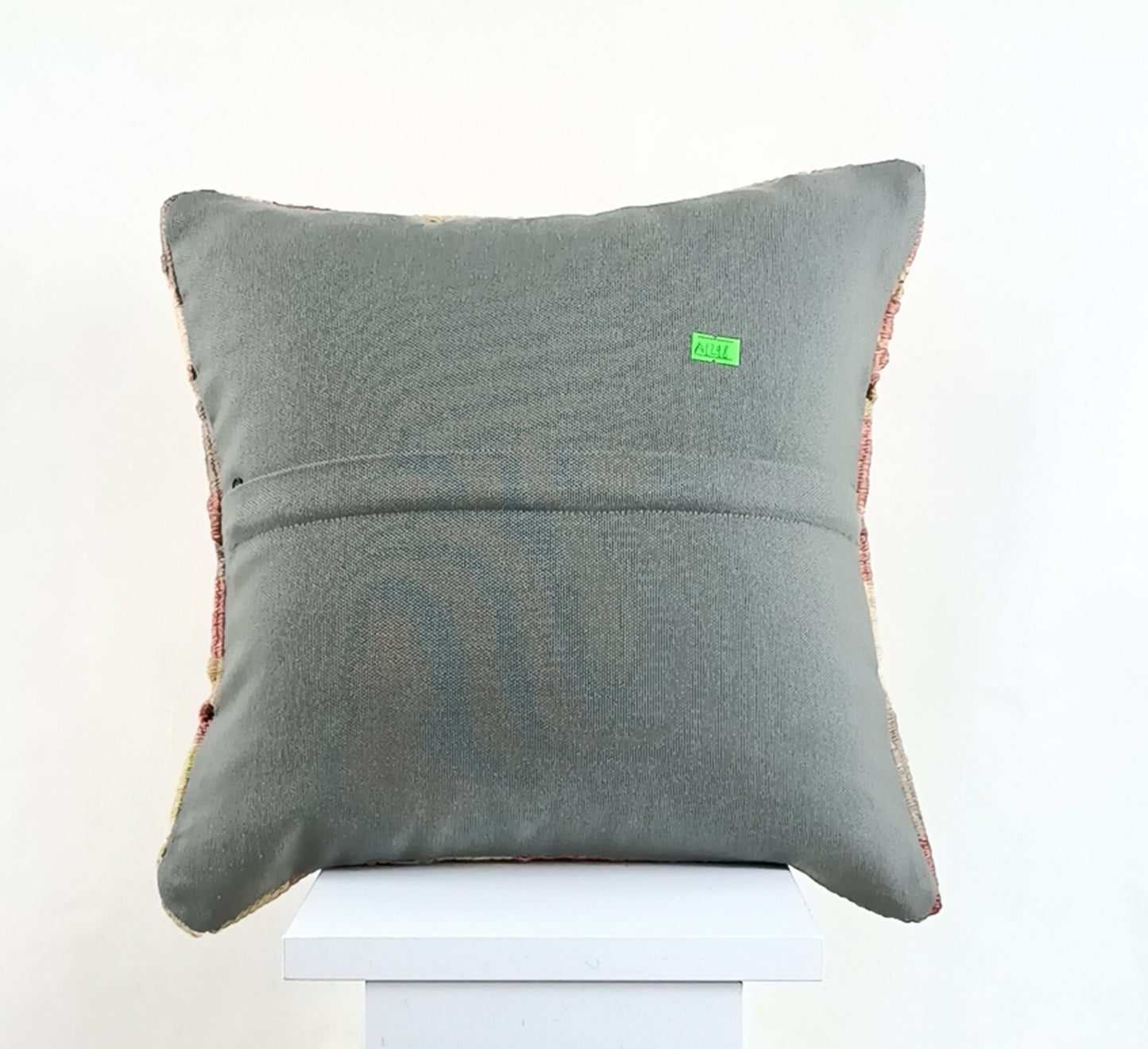 14x14 Kilim Cushion Cover Turkish Ottoman Boho Rustic Throw Pillow Case A1298