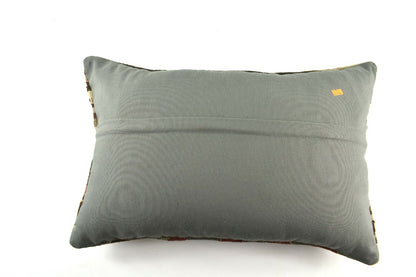 16x24 Kilim Pillow Cover Handmade Vintage Anatolian Lumbar Cushion Cover A2714