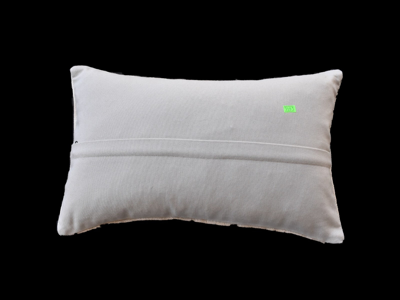 Kilim Pillow Cover 12x20 Handmade Turkish Rug Boho Ethnic Lumbar Cushion 3333