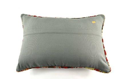 16x24 Kilim Pillow Cover Handmade Vintage Anatolian Lumbar Cushion Cover A2691