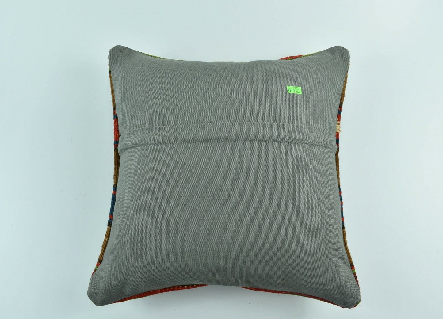 Kilim Pillow Cover 16x16 Oriental Traditional Handmade Bohemian Cushion A1630