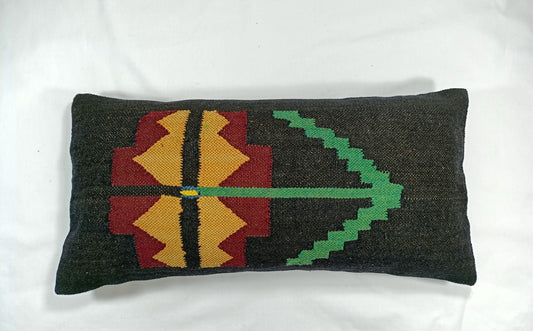 Home Decorative Handmade 12x24 Tribal Vintage Turkish Kilim Pillow Cover E63