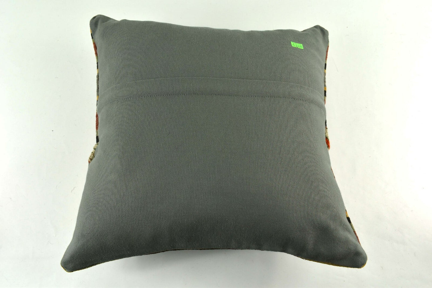 Kilim Pillow Cover 18x18 Handmade Turkish Ethnic Vintage Cushion A2216