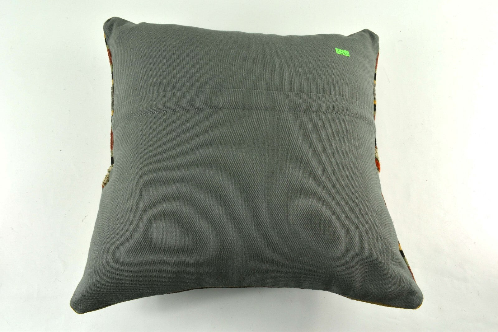 Kilim Pillow Cover 18x18 Handmade Turkish Ethnic Vintage Cushion A2216