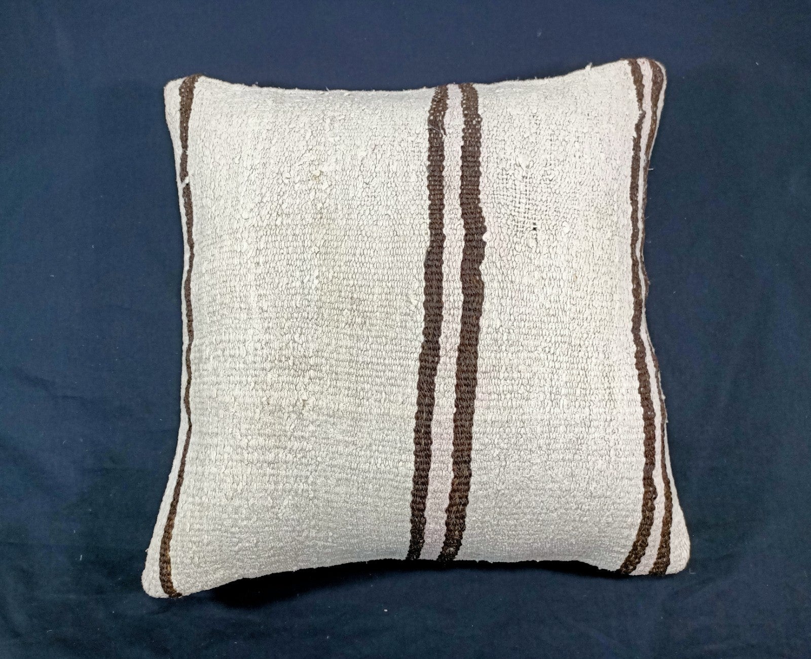 20x20 Kilim Pillow Cover Handmade Vintage Oushak Kilim Cushion Cover E114