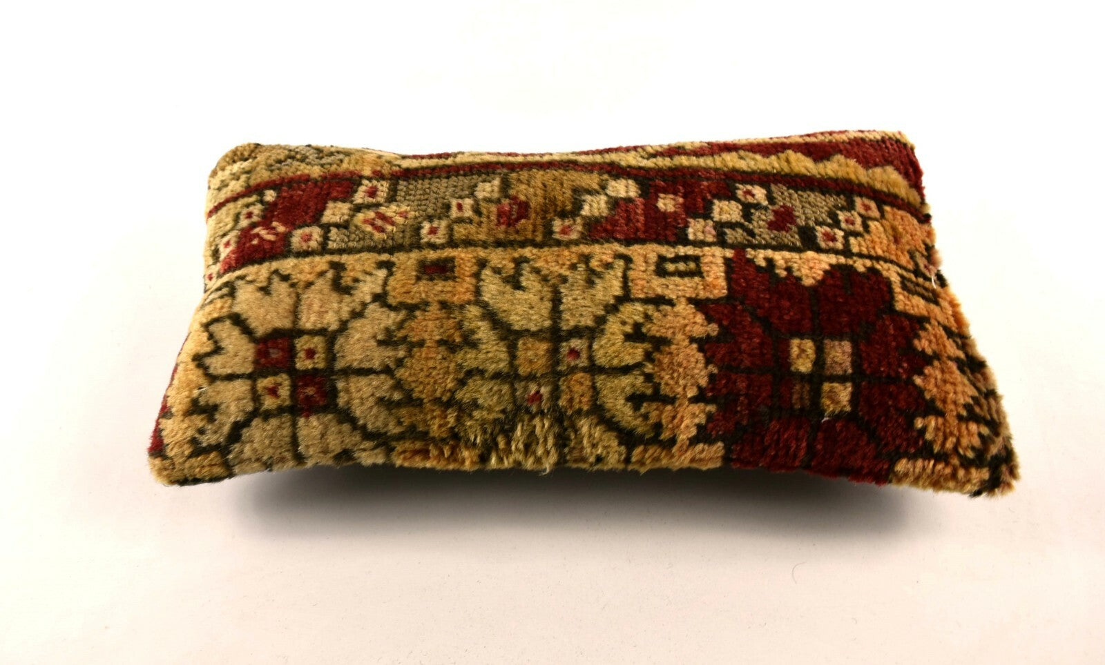 8x16 Kilim Pillow Cover Vintage Tribal Oushak Kilim Ethnic Lumbar Cover A2999