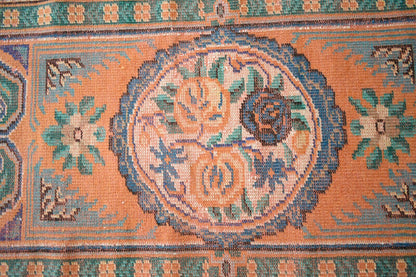 Small Turkish Runner 4.4x2.2 ft Vintage Runner Hallway Runner Handwoven Rug R14