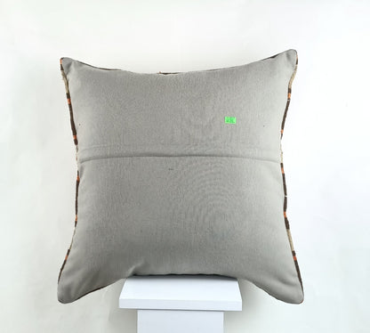 20x20 Kilim Pillow Cover Handmade Vintage Oushak Kilim Cushion Cover 2568