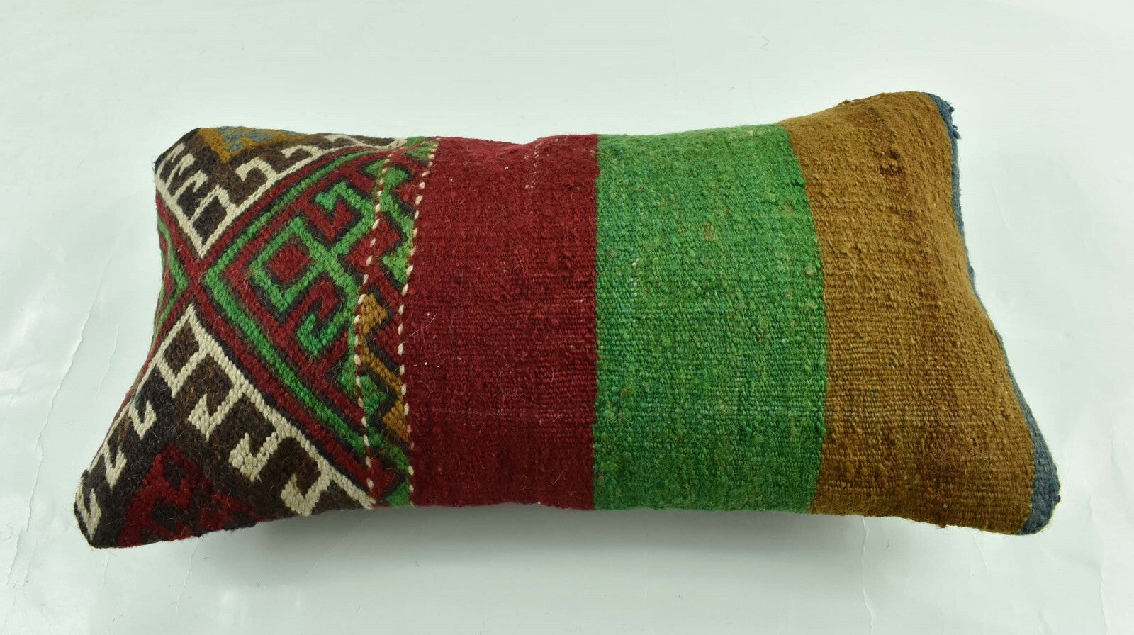 Turkish Cushion Cover 8"x16" Handmade Vintage Boho Ethnic Throw Pillow Case 3134