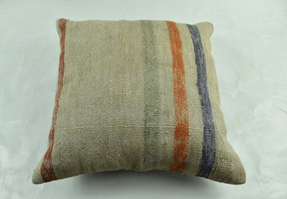 20x20 Kilim Pillow Cover Handmade Vintage Oushak Kilim Cushion Cover 2938