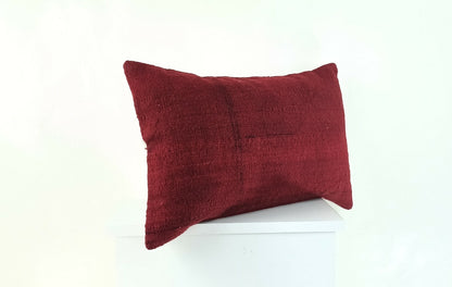 Kilim Pillow Cover 12x20 Anatolian Traditional Vintage Rug Lumbar Cushion A963