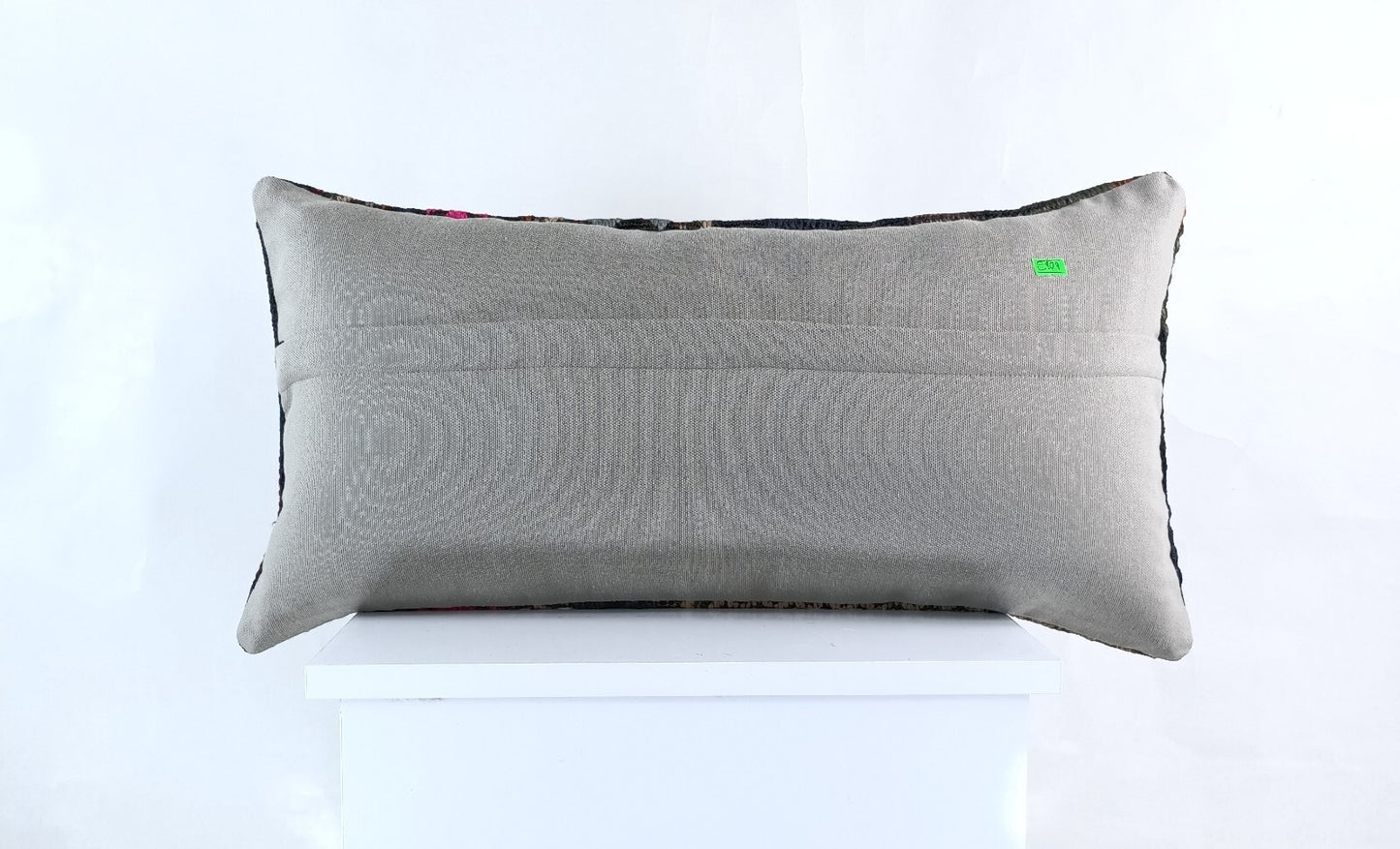 12x24 Kilim Lumbar Cushion Cover Turkish Tribal Vintage Ethnic Pillow E909