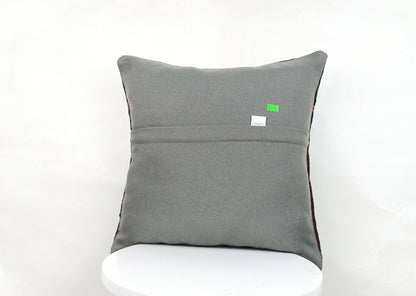 Kilim Cushion Cover 16"x16"  Handmade Home Decorative Throw Pillow Cover A329