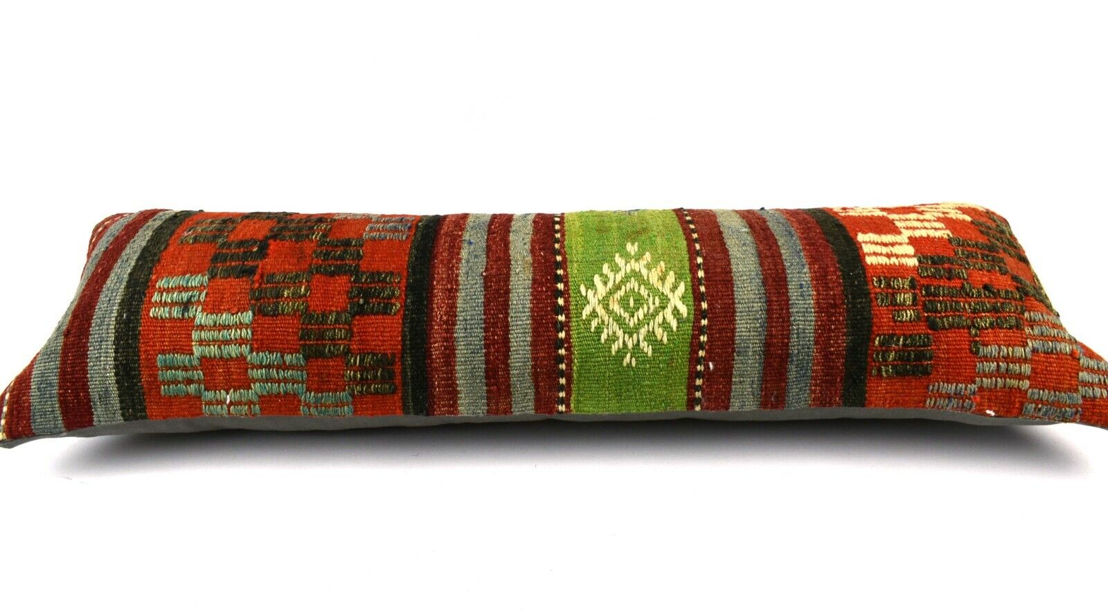 Kilim Pillow Cover 12x36 Handwoven Ethnic Vintage Handwoven Kilim Cushion A3236