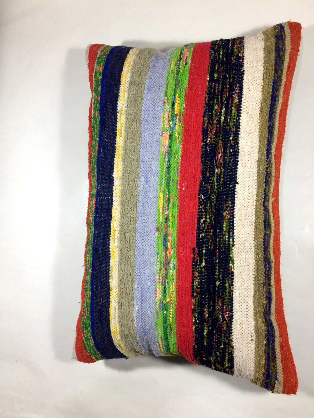 Kilim Pillow Cover 16x24 Tribal Vintage Turkish Carpet Lumbar Pillow Cover 319