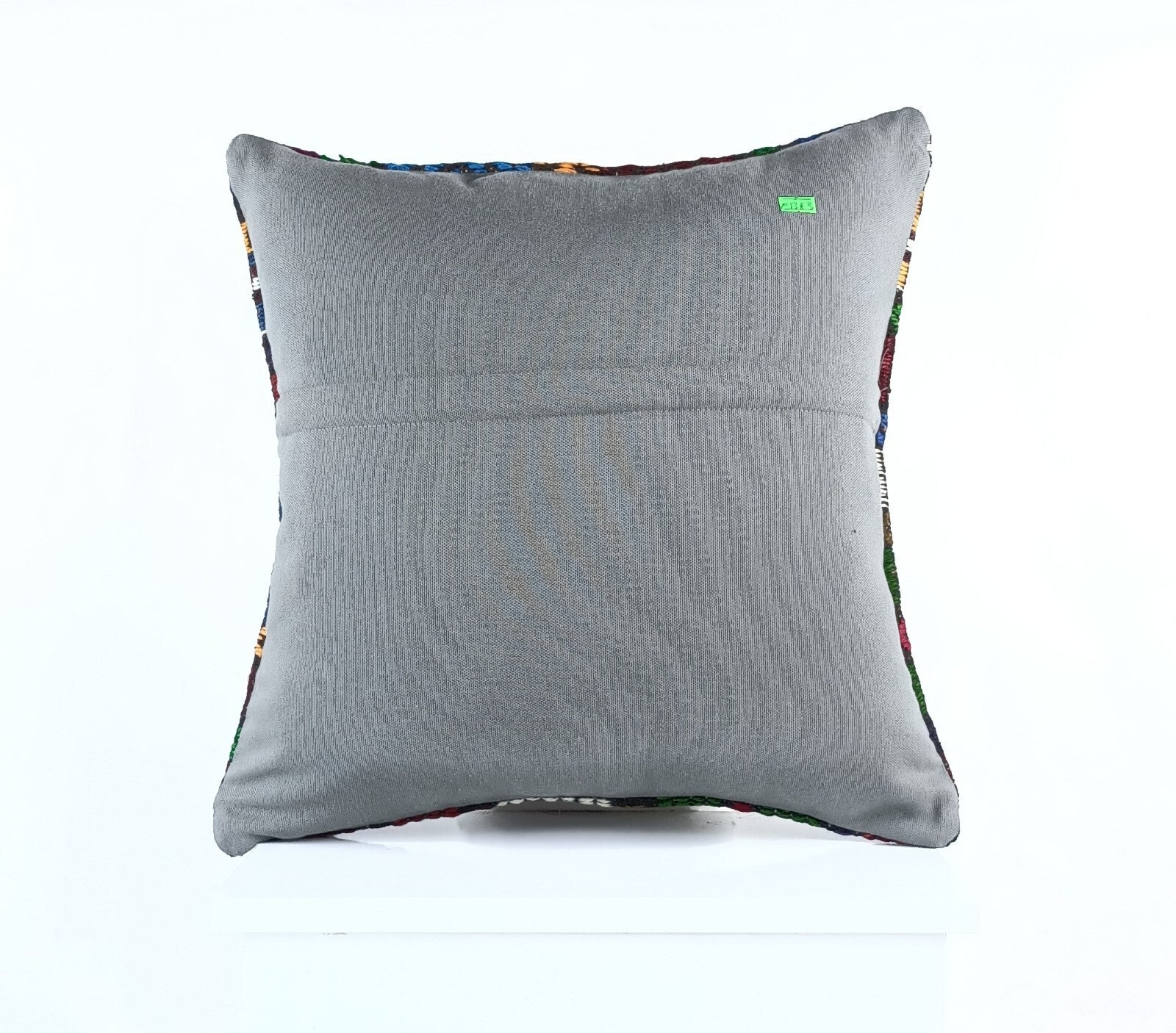 18"x18" Kilim Pillow Cover  Handmade Turkish Vintage Cushion Tribal Lumbar E1383