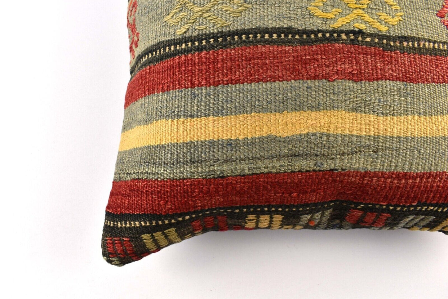 20x20 Kilim Pillow Cover Handmade Vintage Oushak Kilim Cushion Cover 4668