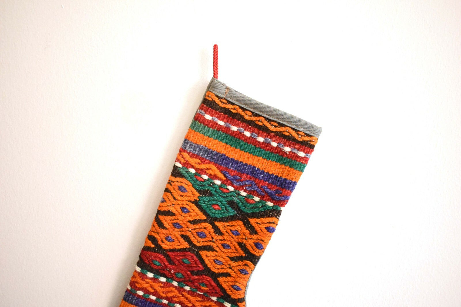 Kilim Christmas Stocking Vintage Stocking Gift Stocking  Xmas Socks S268