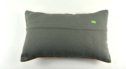 Kilim Pillow Cover 12x20 Handmade Turkish Rug Boho Ethnic Lumbar Cushion 3839