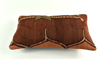 Turkish Cushion Cover 8"x16" Handmade Vintage Boho Ethnic Throw Pillow Case 3715