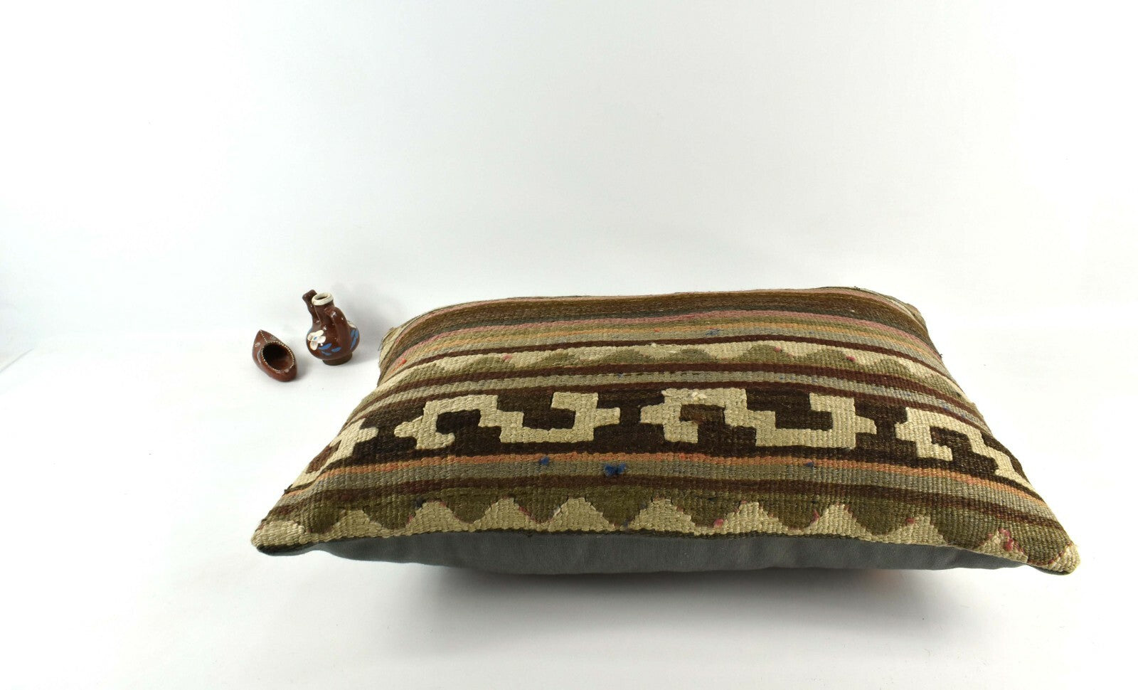 16x24 Kilim Pillow Cover Handmade Vintage Anatolian Lumbar Cushion Cover A2714