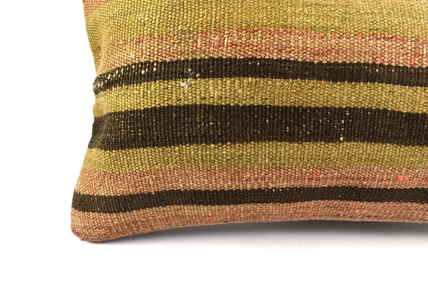 10x20 Kilim Lumbar Pillow Cover Vintage Ethnic Oushak Kilim Pillow Cover 4859