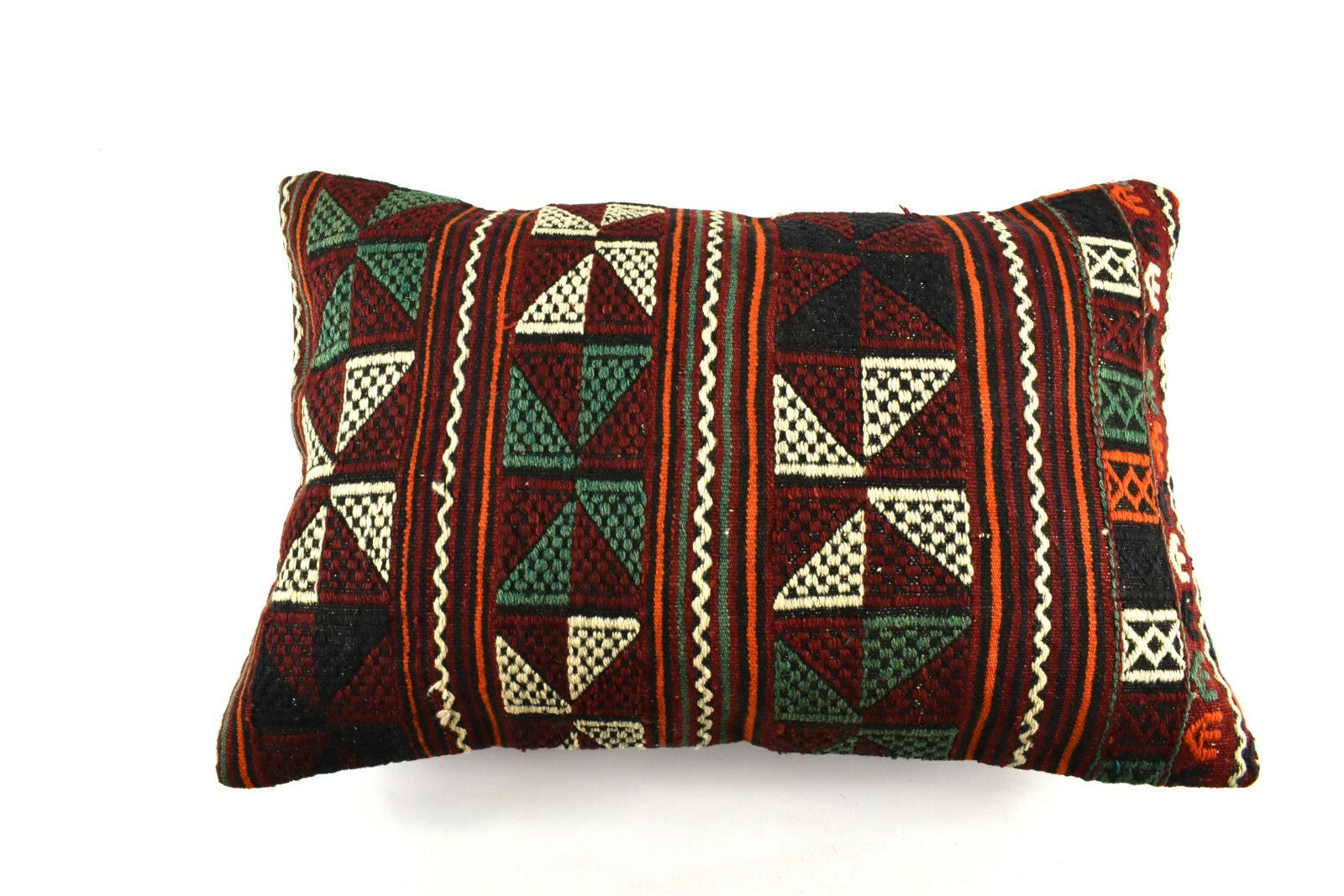 16x24 Kilim Pillow Cover Handmade Vintage Anatolian Lumbar Cushion Cover A2701