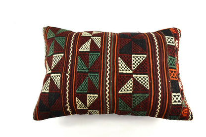 16x24 Kilim Pillow Cover Handmade Vintage Anatolian Lumbar Cushion Cover A2701