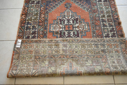 Faded Oushak Rug 5.8x3.5 ft Anatolian Rug Turkish Carpet Boho Floor Rug U09