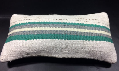 Turkish Cushion Cover 8"x16" Handmade Vintage Boho Ethnic Throw Pillow Case 1462