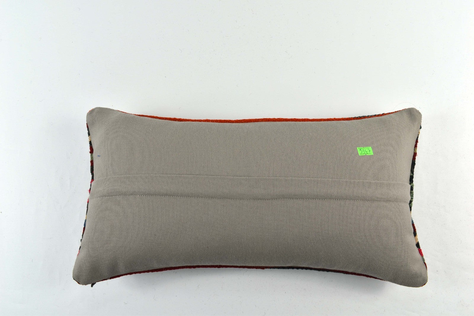 10x20 Kilim Lumbar Pillow Cover Vintage Ethnic Oushak Kilim Pillow Cover 3347