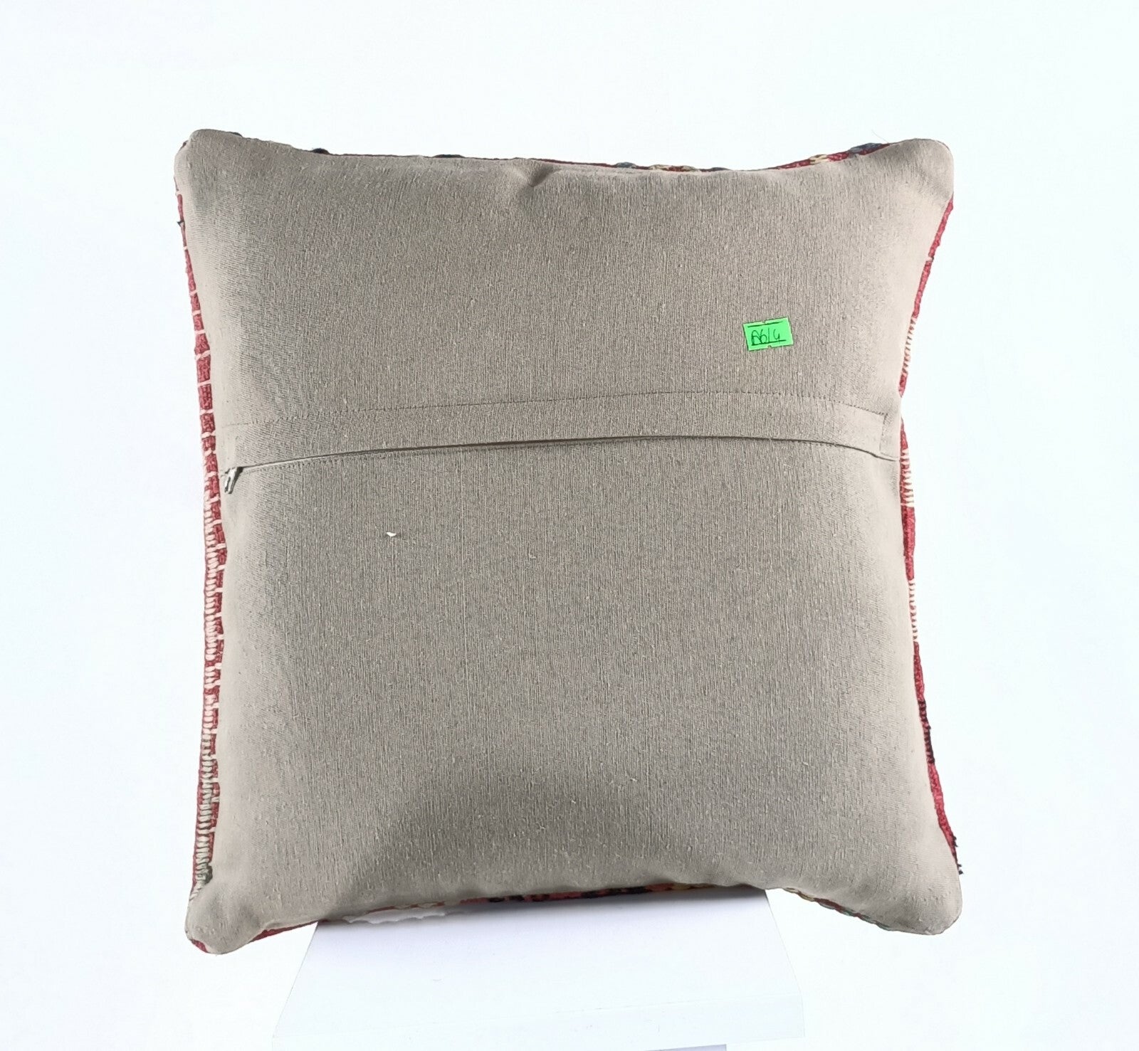 Turkish Handmade Kilim Pillow Cover 16x16 Home Decorative Wool Throw Lumbar A614