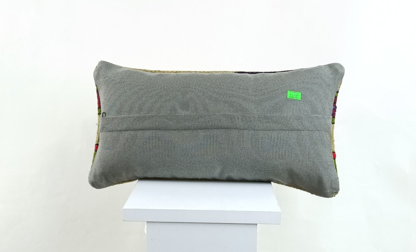 Turkish Cushion Cover 8"x16" Handmade Vintage Boho Ethnic Throw Pillow Case 2605