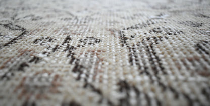 Faded Oushak Rug 5.8x3.8 ft Anatolian Rug Turkish Carpet Boho Floor Rug U06