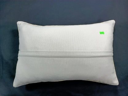 Kilim Pillow Cover 12x20 Turkish Handmade Sofa Couch Floor Lumbar Cushion E35