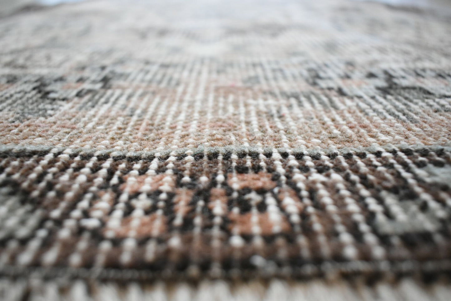 Small Turkish Runner 4.5x1.9 ft Vintage Runner Hallway Runner Handwoven Rug R15