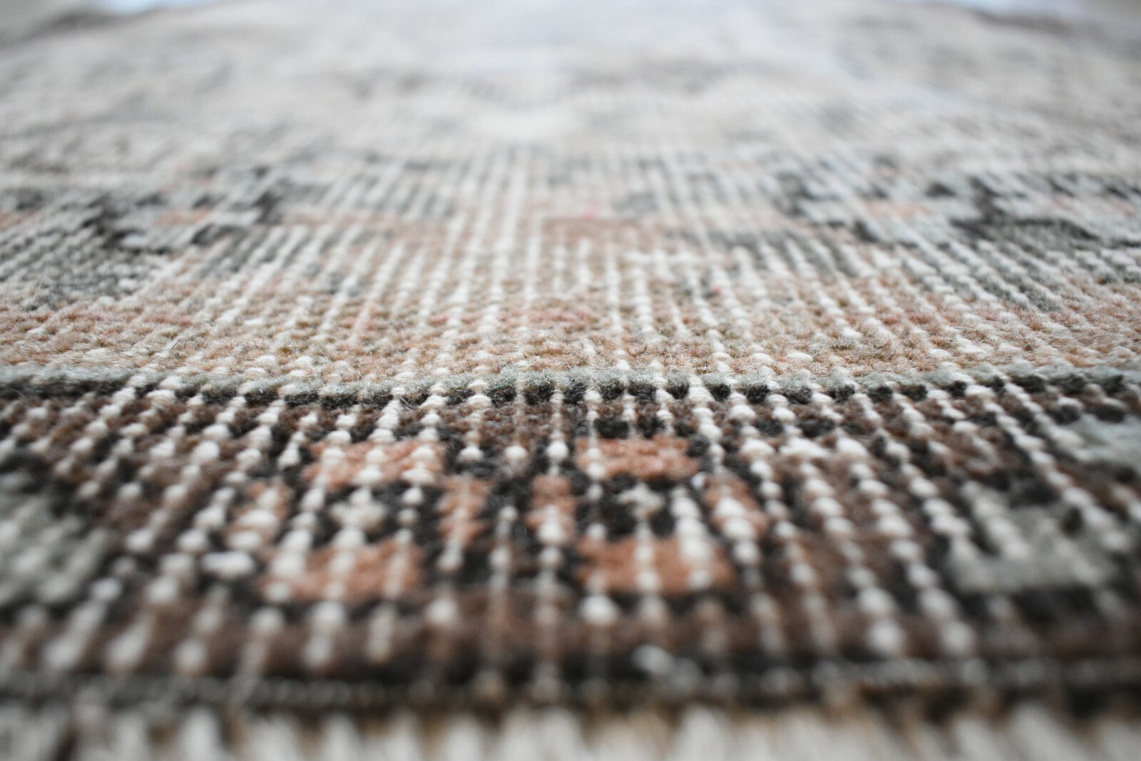 Small Turkish Runner 4.5x1.9 ft Vintage Runner Hallway Runner Handwoven Rug R15