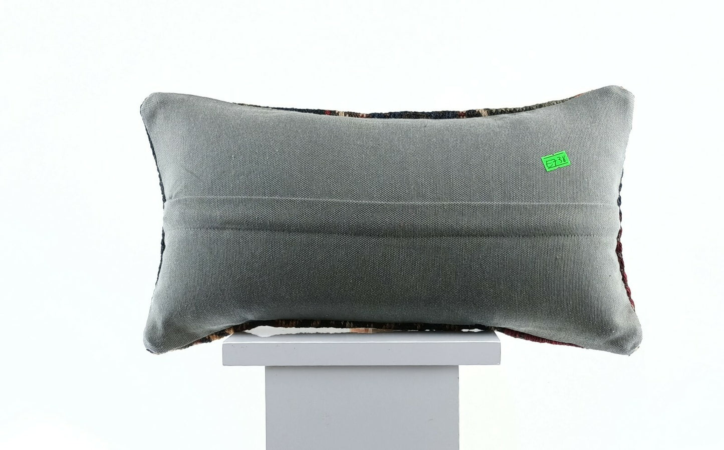 8"x16" Kilim Pillow Cover Handwoven Turkish Rug Traditional Oriental Lumbar E738