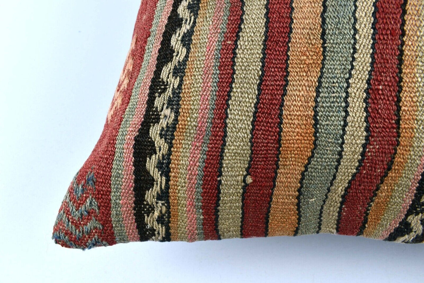 20x20 Kilim Pillow Cover Handmade Vintage Oushak Kilim Cushion Cover 4657