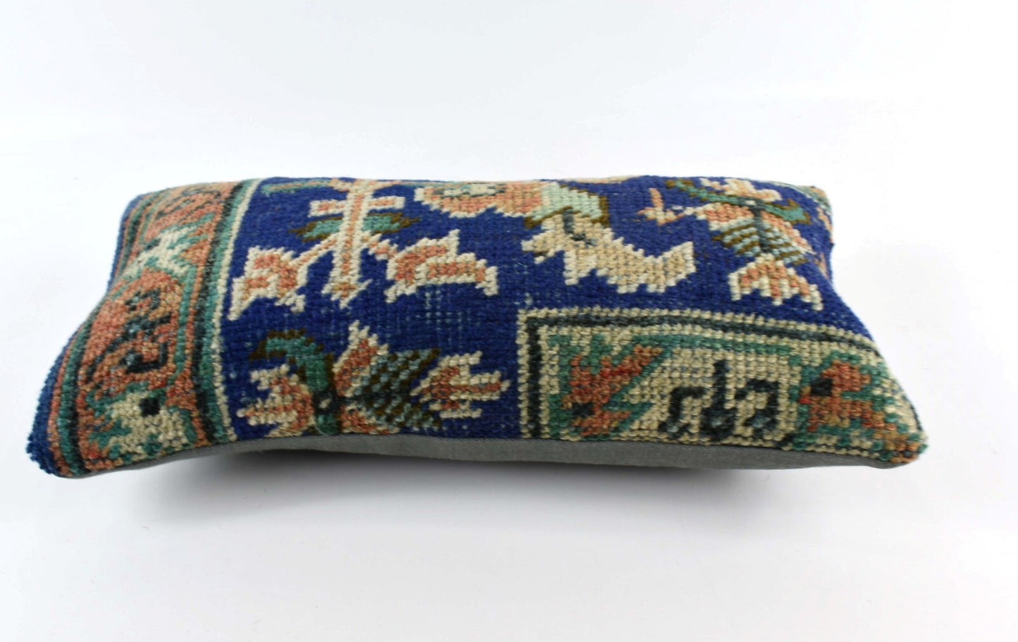 Turkish Cushion Cover 8"x16" Handmade Vintage Boho Ethnic Throw Pillow Case 4439