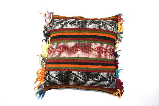 16x16 Ethnic Vintage Turkish Rug Pillow Cover Home Decorative Boho Cushion 4169