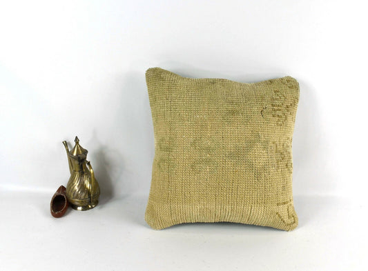 Kilim Pillow Cover 14x14 Vintage Home Decorative Sofa Couch Cushion A2195