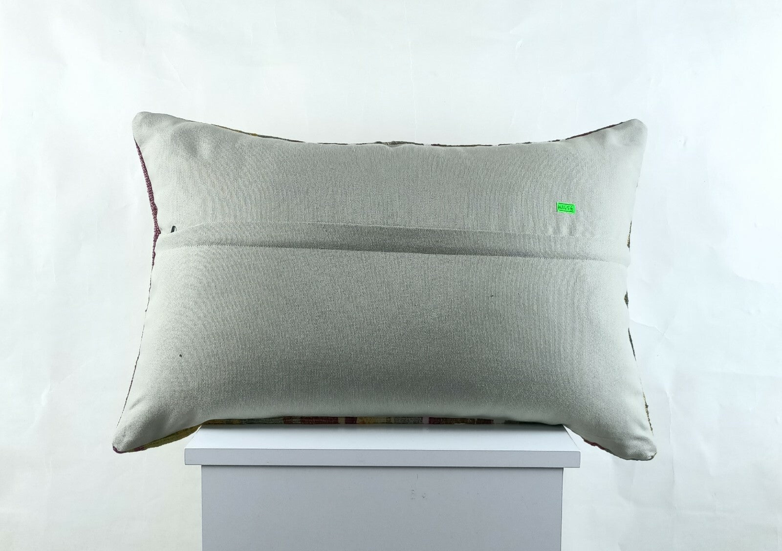 Kilim Pillow Cover 16x24 in Traditional Handmade Anatolian Lumbar Cushion A1456