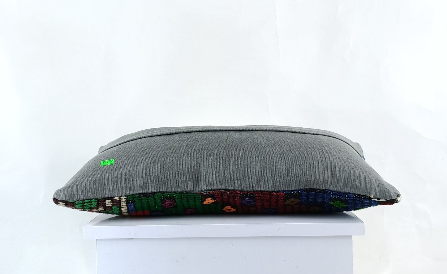 10x20 Kilim Lumbar Pillow Cover Vintage Ethnic Oushak Kilim Pillow Cover E1116