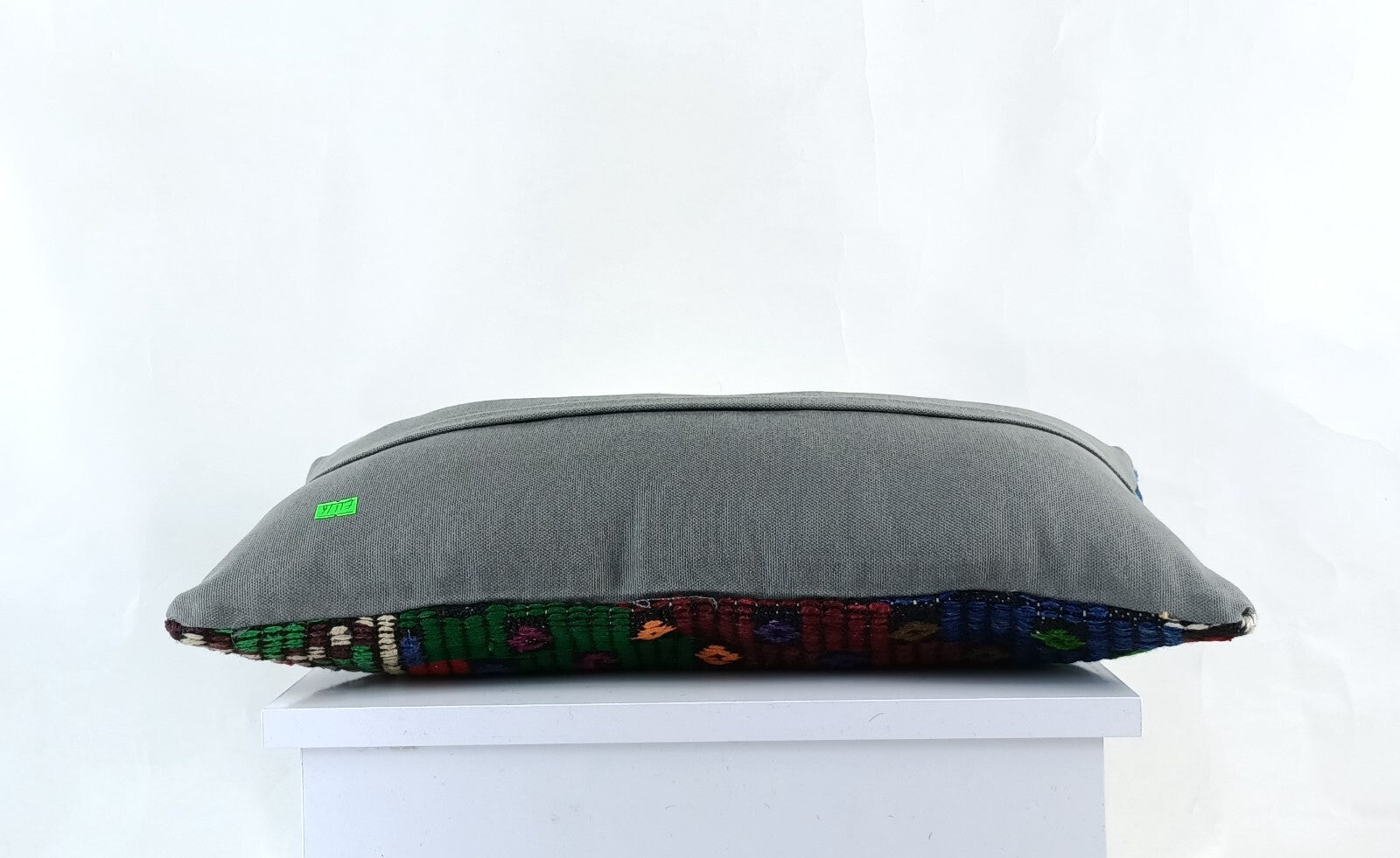 10x20 Kilim Lumbar Pillow Cover Vintage Ethnic Oushak Kilim Pillow Cover E1116