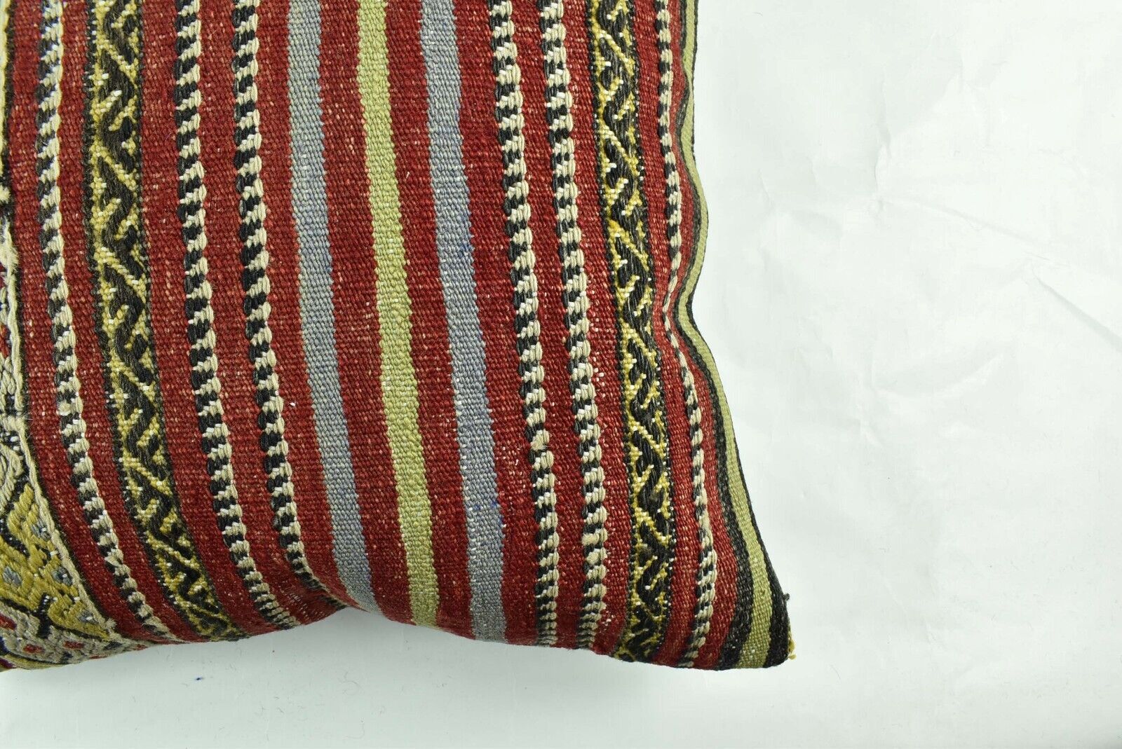 20x20 Kilim Pillow Cover Handmade Vintage Oushak Kilim Cushion Cover 2953