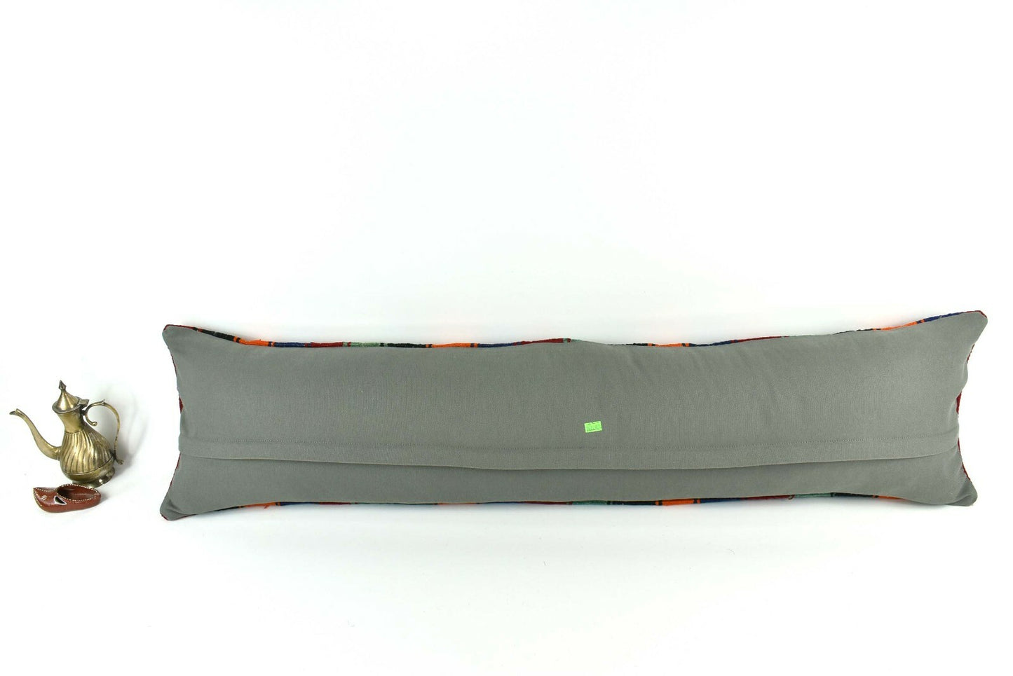 Kilim Pillow Cover 12x48 Vintage Handwoven Long Lumbar Pillow Cover  A2182