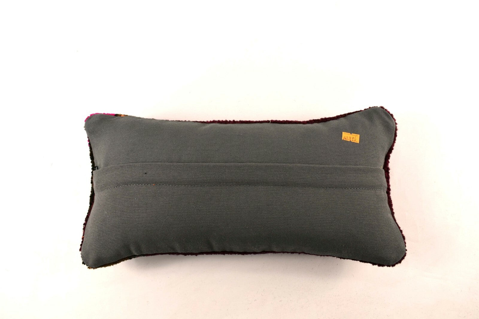 8x16 Kilim Pillow Cover Vintage Tribal Oushak Kilim Ethnic Lumbar Cover A2996